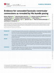 Research paper thumbnail of Evidence for concealed fasciculo-ventricular connections as revealed by His bundle pacing