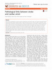 Research paper thumbnail of Pathological links between stroke and cardiac arrest