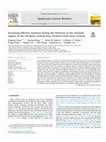 Research paper thumbnail of Increasing effective moisture during the Holocene in the semiarid regions of the Yili Basin, Central Asia: Evidence from loess sections