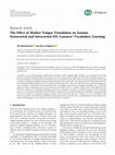 Research paper thumbnail of The Effect of Mother Tongue Translation on Iranian Extroverted and Introverted EFL Learners' Vocabulary Learning