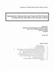 Research paper thumbnail of Opening Doors, Closing the Gender Gaps: Female and Male Professors by Rank, Diversity and Faculty at the University of Alberta