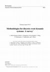 Research paper thumbnail of Methodologies for discrete event dynamic systems: A survey