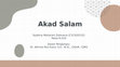 Research paper thumbnail of PPT Akad Salam