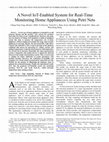 Research paper thumbnail of A Novel IoT-Enabled System for Real-Time Monitoring Home Appliances Using Petri Nets