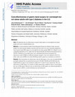 Research paper thumbnail of Cost-effectiveness of gastric band surgery for overweight but not obese adults with type 2 diabetes in the U.S