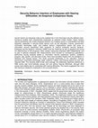 Research paper thumbnail of Security Behavior Intention of Employees with Hearing Difficulties: An Empirical Comparison Study