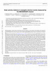 Research paper thumbnail of Solar activity relations in energetic electron events measured by the MESSENGER mission