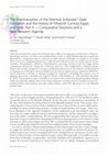 Research paper thumbnail of The Mamlukization of the Mamluk Sultanate? State Formation and the History of Fifteenth Century Egypt and Syria: Part II -Comparative Solutions and a New Research Agenda