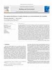 Research paper thumbnail of The spatial distribution of carbon dioxide in an environmental test chamber