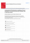 Research paper thumbnail of Computational fluid dynamics modelling of the air movement in an environmental test chamber with a respiring manikin