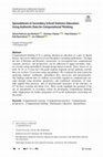 Research paper thumbnail of Spreadsheets in Secondary School Statistics Education: Using Authentic Data for Computational Thinking