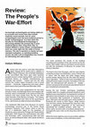 Research paper thumbnail of Review: The People's War-Effort