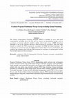 Research paper thumbnail of Evaluasi Program Pembinaan Warga Gereja terhadap Kaum Pemulung