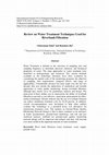 Research paper thumbnail of Review on Water Treatment Techniques Used for Riverbank Filtration