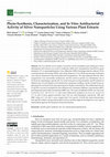 Research paper thumbnail of Phyto-Synthesis, Characterization, and In Vitro Antibacterial Activity of Silver Nanoparticles Using Various Plant Extracts