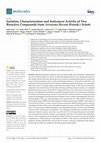 Research paper thumbnail of Isolation, Characterization and Anticancer Activity of Two Bioactive Compounds from Arisaema flavum (Forssk.) Schott