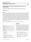 Research paper thumbnail of Preclinical efficacy and safety of novel SNAT against SARS-CoV-2 using a hamster model