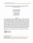 Research paper thumbnail of Foreign Language Learning Assessment in the Age of ChatGPT: A Theoretical Account