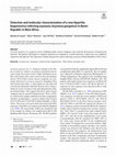 Research paper thumbnail of Detection and molecular characterization of a new bipartite begomovirus infecting asystasia (Asystasia gangetica) in Benin Republic in West Africa