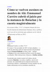 Research paper thumbnail of Romero,W. Cómo se vuelven asesinos en nombre de Alá: Emmanuel Carrère cubrió el juicio por la matanza de Bataclan y lo cuenta magistralmente.