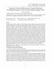 Research paper thumbnail of Instructors’ Perceived Effectiveness of Current Professional Development Programs at Taif University English Language Center