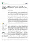 Research paper thumbnail of Classifying geography textbook visuals according to the concept of direct, indirect, and symbolic experience of nature