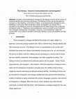 Research paper thumbnail of Inclusive Communitarianism and Immigration