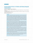 Research paper thumbnail of Fracture Shaft of Femur in Children with Newly Designed Femoral Brace