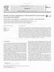 Research paper thumbnail of The effect of velocity and dimension of solid nanoparticles on heat transfer in non-Newtonian nanofluid