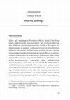 Research paper thumbnail of Mądrość sędziego ["Judicial wisdom" - book chapter]