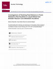 Research paper thumbnail of Investigations of Sloshing Fluid Motions in Pools Related to Recriticalities in Liquid-Metal Fast Breeder Reactor Core Meltdown Accidents