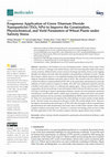 Research paper thumbnail of Exogenous Application of Green Titanium Dioxide Nanoparticles (TiO2 NPs) to Improve the Germination, Physiochemical, and Yield Parameters of Wheat Plants under Salinity Stress