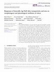 Research paper thumbnail of Responses of bimetallic Ag/ZnO alloy nanoparticles and urea on morphological and physiological attributes of wheat