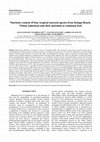 Research paper thumbnail of Nutrients content of four tropical seaweed species from Kelapa Beach, Tuban, Indonesia and their potential as ruminant feed