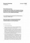 Research paper thumbnail of Deutscher Bundestag Drucksache 18/8425 18. Wahlperiode Entschließungsantrag der Abgeordneten