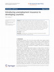 Research paper thumbnail of Introducing unemployment insurance to developing countries