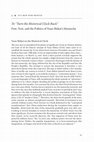 Research paper thumbnail of To “Turn the Historical Clock Back” Past, Text, and the Politics of Yuan Shikai’s Monarchy