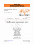 Research paper thumbnail of Navigating the contested terrain of teacher education policy and practice: Authors respond to SCALE