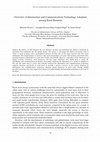 Research paper thumbnail of Overview of Information and Communications Technology Adoption among Rural Business