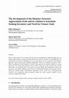 Research paper thumbnail of The development of the Humor Structure Appreciation Scale and its relation to Sensation Seeking Inventory and Need for Closure Scale