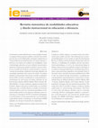 Research paper thumbnail of Revisión sistemática de modalidades educativas y diseño instruccional en educación a distancia