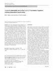 Research paper thumbnail of A novel calmodulin site in the Cav1.2 N-terminus regulates calcium-dependent inactivation