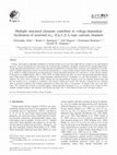 Research paper thumbnail of Multiple structural elements contribute to voltage-dependent facilitation of neuronal α1C (CaV1.2) L-type calcium channels