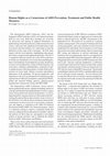 Research paper thumbnail of Human Rights as a Cornerstone of AIDS Prevention, Treatment and Public Health Measures