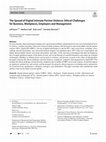 Research paper thumbnail of The Spread of Digital Intimate Partner Violence: Ethical Challenges for Business, Workplaces, Employers and Management