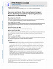 Research paper thumbnail of Depression and Gender Roles among Hispanic Immigrant Women: Examining Associations of Gender Egalitarianism, Marianismo, and Self- Silencing