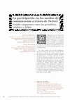 Research paper thumbnail of La participación en los medios de comunicación a través de Twitter. Estudio comparativo entre los periodistas catalanes y belgas