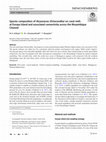 Research paper thumbnail of Species composition of Alcyonacea (Octocorallia) on coral reefs at Europa Island and associated connectivity across the Mozambique Channel