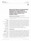 Research paper thumbnail of Beyond the Disease: Contextualized Implications of COVID-19 for Children and Young People Living in Eastern and Southern Africa