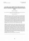 Research paper thumbnail of Analisis Asam Amino Pada Minyak Kelapa Dengan Proses Pengasaman Menggunakan HPLC